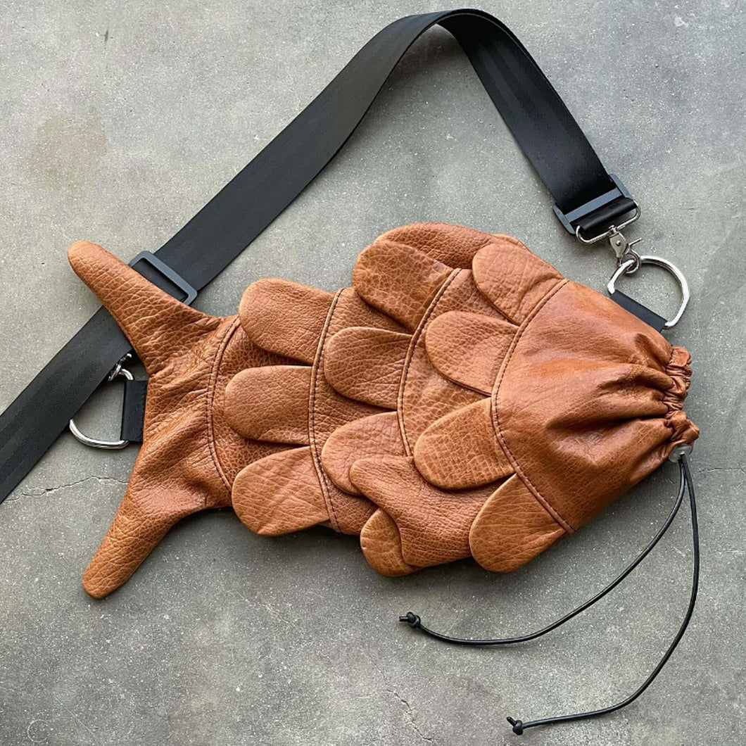 Leather Fish Bag